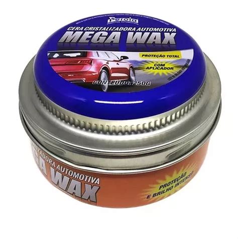 Cera Automotiva Cristalizadora Mega Wax P Rola