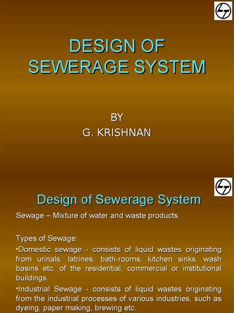 Design of Sewerage System | PDF | Sanitary Sewer | Sewage