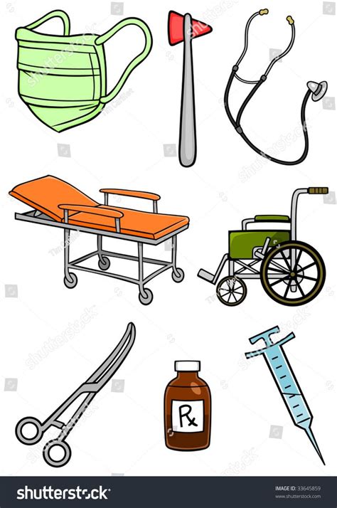 A selection of instruments and equipment used at a hospital. #Ad , #Ad, #instruments#selection# ...