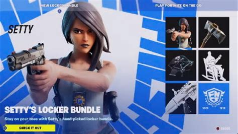 Fortnite Item Shop New Setty Locker Bundle September Th Youtube