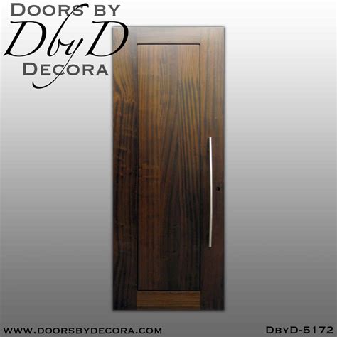 Custom Contemporary 1-Panel Solid Wood Door Entry - Doors by Decora