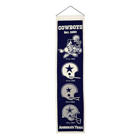 Dallas Cowboys Nfl Heritage Banner The 4th Quarter