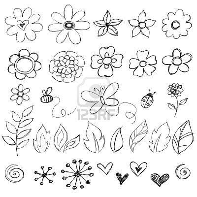 flower Art Drawing Doodles Illustrations - jkt48indonesiafans48