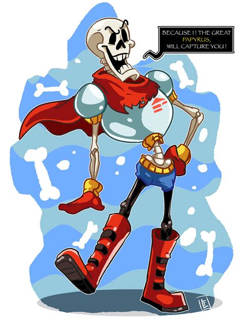 Undertale The Great Papyrus By Francoisl Artblog On Deviantart