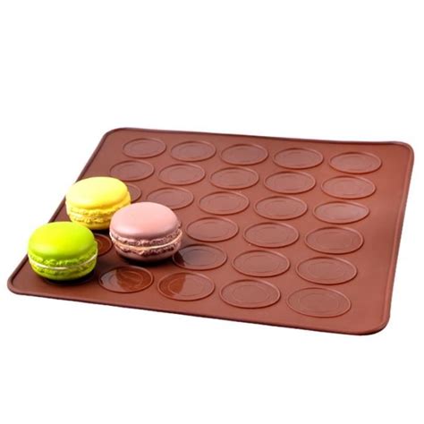 Tapis De Cuisson En Silicone Plaques Pour Macarons Constitu De