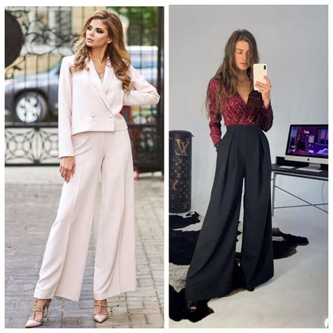 Вечерний образ с брюками - грамотно составляем модный лук