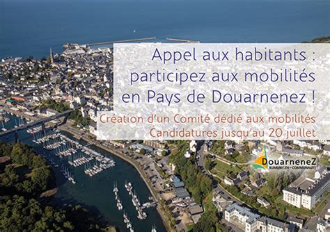 Appel aux habitants participez aux mobilités en Pays de Douarnenez