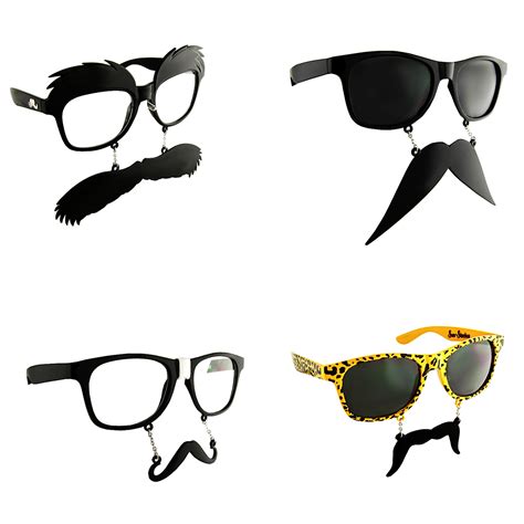 Moustache Glasses Fancy Dress Party Costume Novelty Mustache Accessory