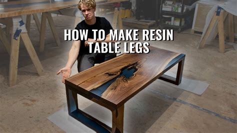 How To Make Resin Table Legs Youtube