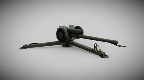 122 mm howitzer D 30 122 мм гаубица Д 30 3D model by AkSdev