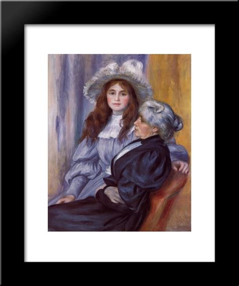 Berthe Morisot And Her Daughter Julie Manet 20x24 Framed Art Print By