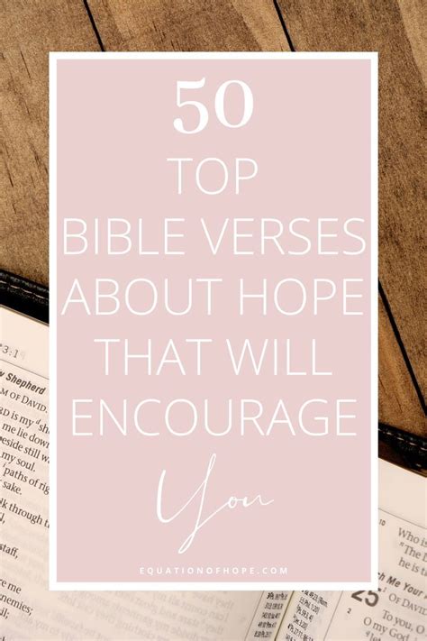 50 Top Bible Verses About Hope That Will Encourage You Artofit