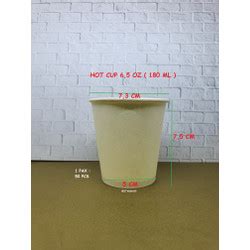 Jual Paper Hot Cup 8 Oz 240 Ml Coffee Tea Gelas Kertas Isi 50 Pcs Per Pax Jakarta Utara