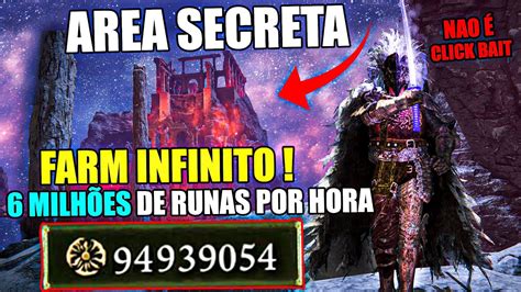 O FARM DEFINITIVO DE ELDEN RING UMA AREA SECRETA MILHOES DE RUNAS