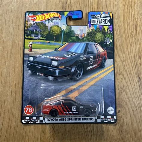 Hot Wheels Toyota Ae Sprinter Trueno White Boulevard New Vhtf E