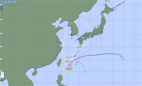 颱風軒嵐諾恐走v字路徑 日本氣象廳預測3日起再接近沖繩 國際 中央社 Cna