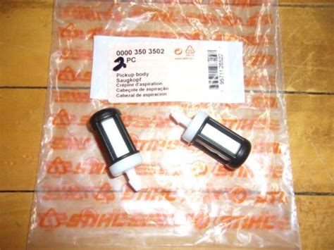 Pack Stihl Oem Fuel Filter Pick Up Gl F B Ebay