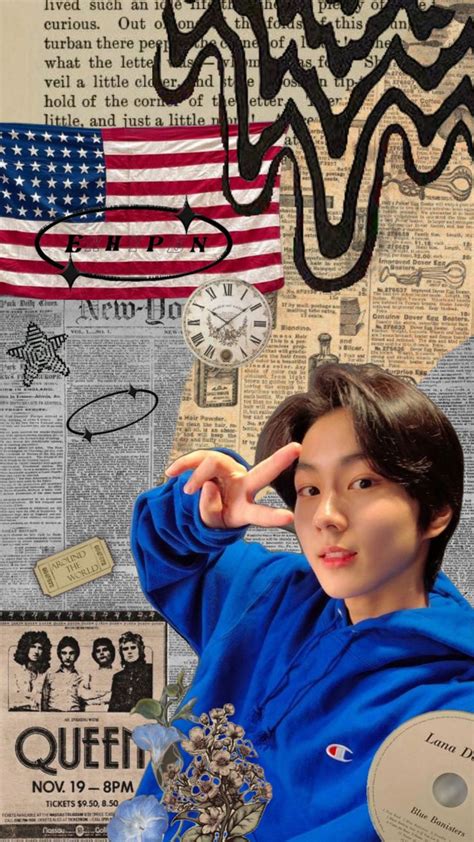 Jungwon Enhypen Vintage Wallpaper Music Cute Vibes Engene