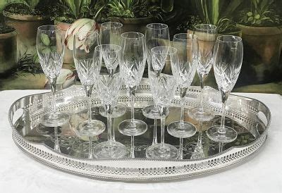 Royal Doulton Juliette Crystal Champagne Flutes | Cynthia Findlay Fine Jewellery & Antiques