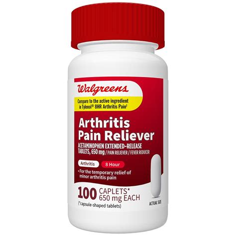 Walgreens Arthritis Pain Reliever Capsules 650 mg | Walgreens