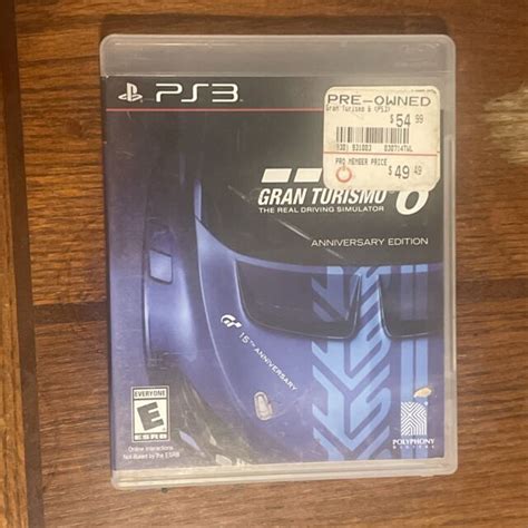 Gran Turismo 6 Anniversary Edition Sony PlayStation 3 2013 For