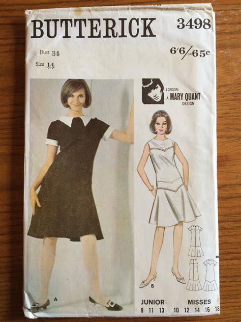 Designs Mary Quant Sewing Patterns From S Tarigsafiyya