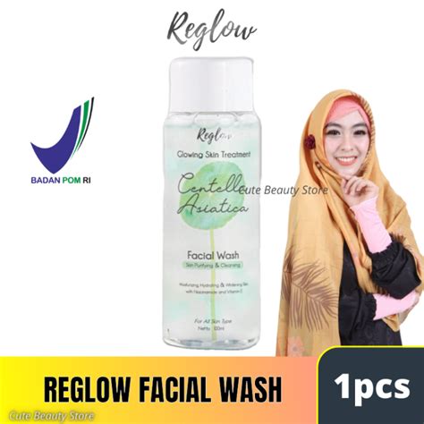 Reglow Facial Wash Glow Skin Treatment Skincare Dr Shindy Putri Ori