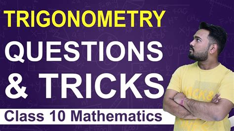 Trigonometry Questions And Short Tricks Class 10 Trigonometry