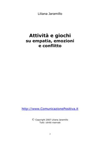 Attività e giochi su empatia emozioni PPT