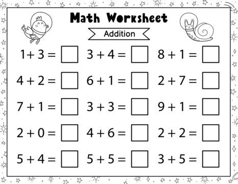 Math Worksheet Images – Browse 70,178 Stock Photos, Vectors, and ...