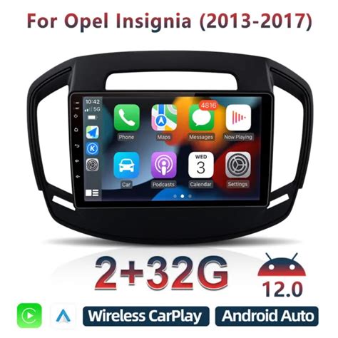 For Vauxhall Insignia Carplay Android Car Stereo Radio Gps