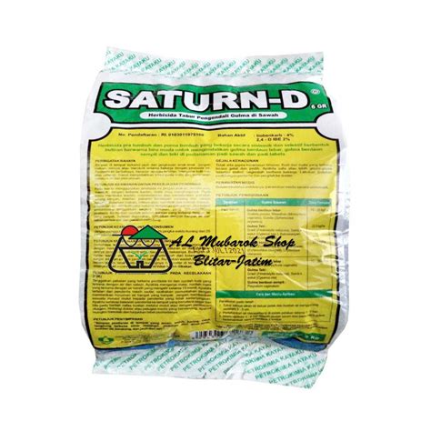 Jual Herbisida Saturn D 6GR 2 Kg Shopee Indonesia