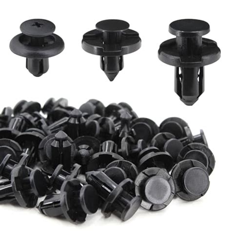 100pc Nylon Fasteners For Subaru Clips Bumper Rivet Fender Liner