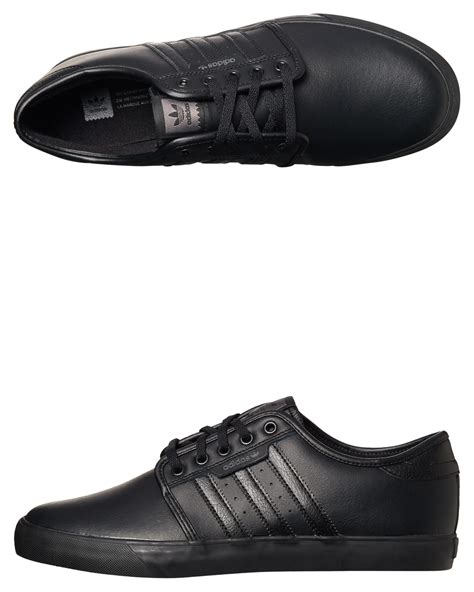 Adidas Womens Seeley Leather Bts Shoe - Black Black | SurfStitch