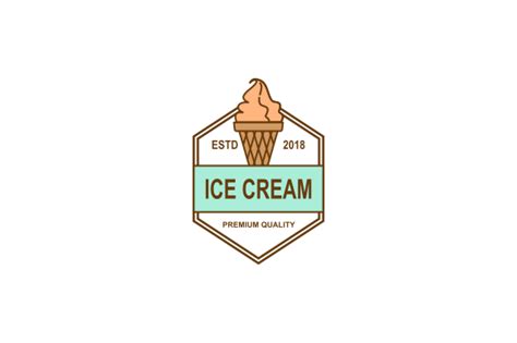 Ice Cream Shop Logo Template Graphic By Deemka Studio · Creative Fabrica