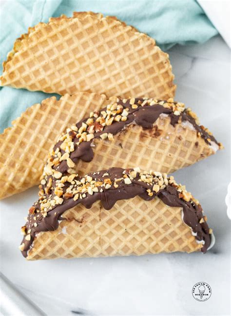 Easy Choco Tacos - Ice Cream From Scratch