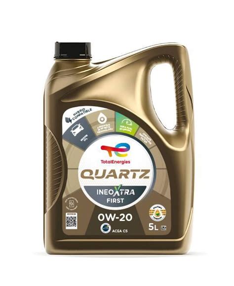 Total Quartz Synthetic Engine Oil Ineo Xtra First Performance 0W20 5L