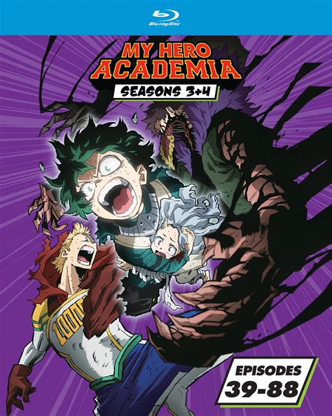 My Hero Academia Season 3 And 4 Walmart Exclusive Blu Ray