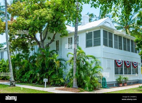 Key West, Truman Little White House Stock Photo - Alamy