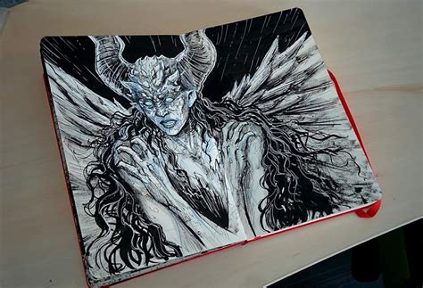 Drawing A Succubus In My Sketchbook Specart