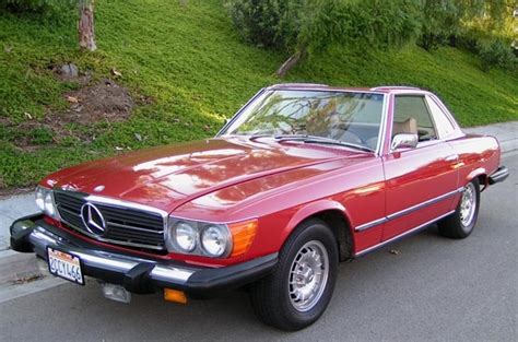 Mercedes 450 Sl Have Wanted A Candy Apple Red Wblack Interior For