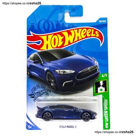 Jual HotWheels Tesla Model S Warna Biru Hot Wheels Original Mattel Indonesia Shopee Indonesia
