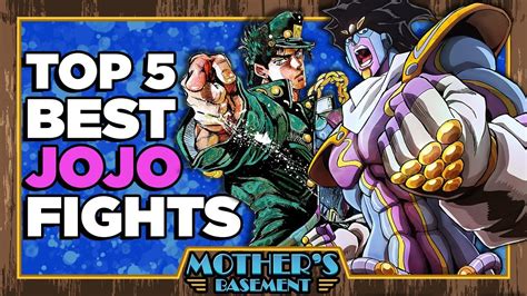 Top 5 Fights In Jojos Bizarre Adventure 750k Special Anime Only