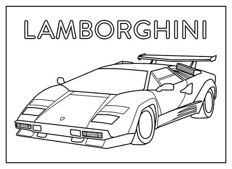 Desenhos De Lamborghini Para Colorir Bora Colorir