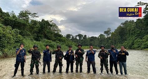 Bea Cukai Satgas Pamtas TNI RI PNG Gagalkan Penyelundupan Narkotika