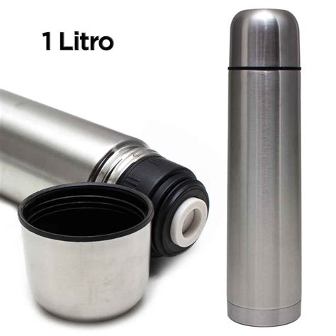 Garrafa T Rmica Inox Squeeze Litro Vacuum Flask Camping