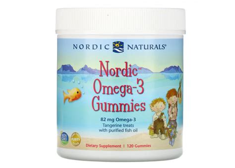 Nordic Naturals Nordic Omega-3 жевательные конфеты со вкусом мандарина ...