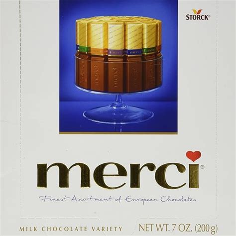 Merci MERCI Assorted Milk Chocolates 200g 7oz Is Halal Suitable