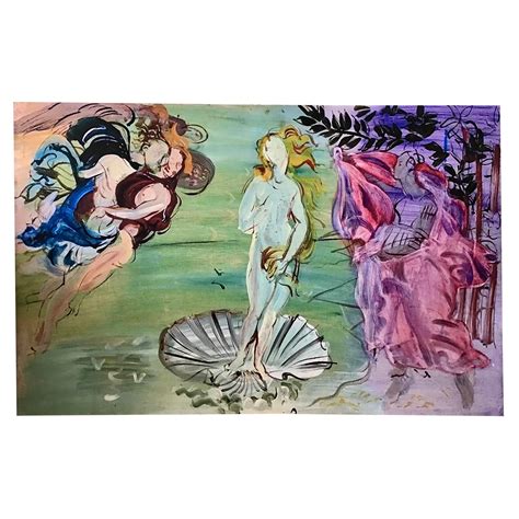 La Nascita Di Venere Stampata Su Tela Nello Stile Di Raoul Dufy In