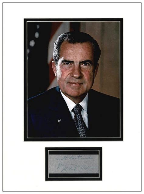 Richard Nixon Autograph Display